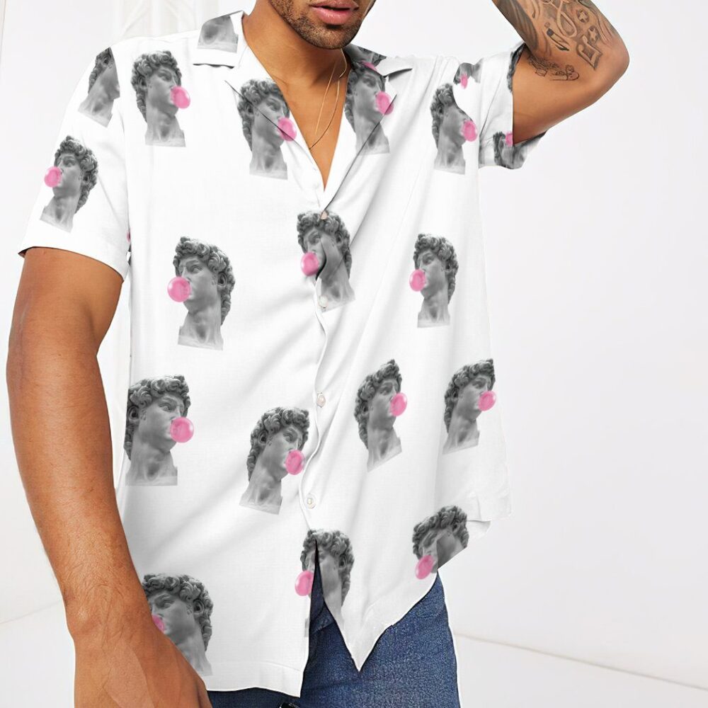 David Michelangelo Bubble Gum Custom Hawaii Shirt