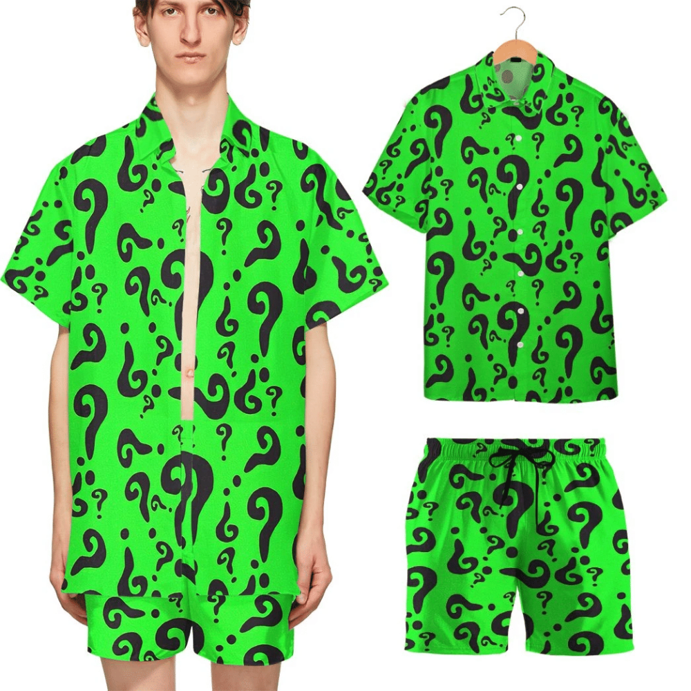 Dc The Riddler Custom Hawaii Shirt