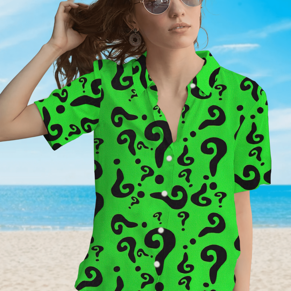 Dc The Riddler Custom Hawaii Shirt