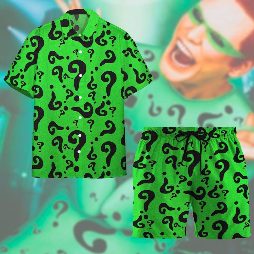 Dc The Riddler Custom Hawaii Shirt