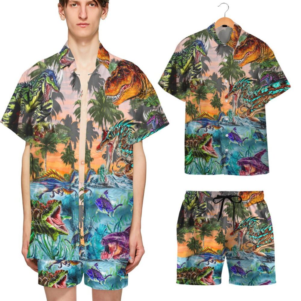 Dinosaur Jura World Custom Short Sleeve Shirt