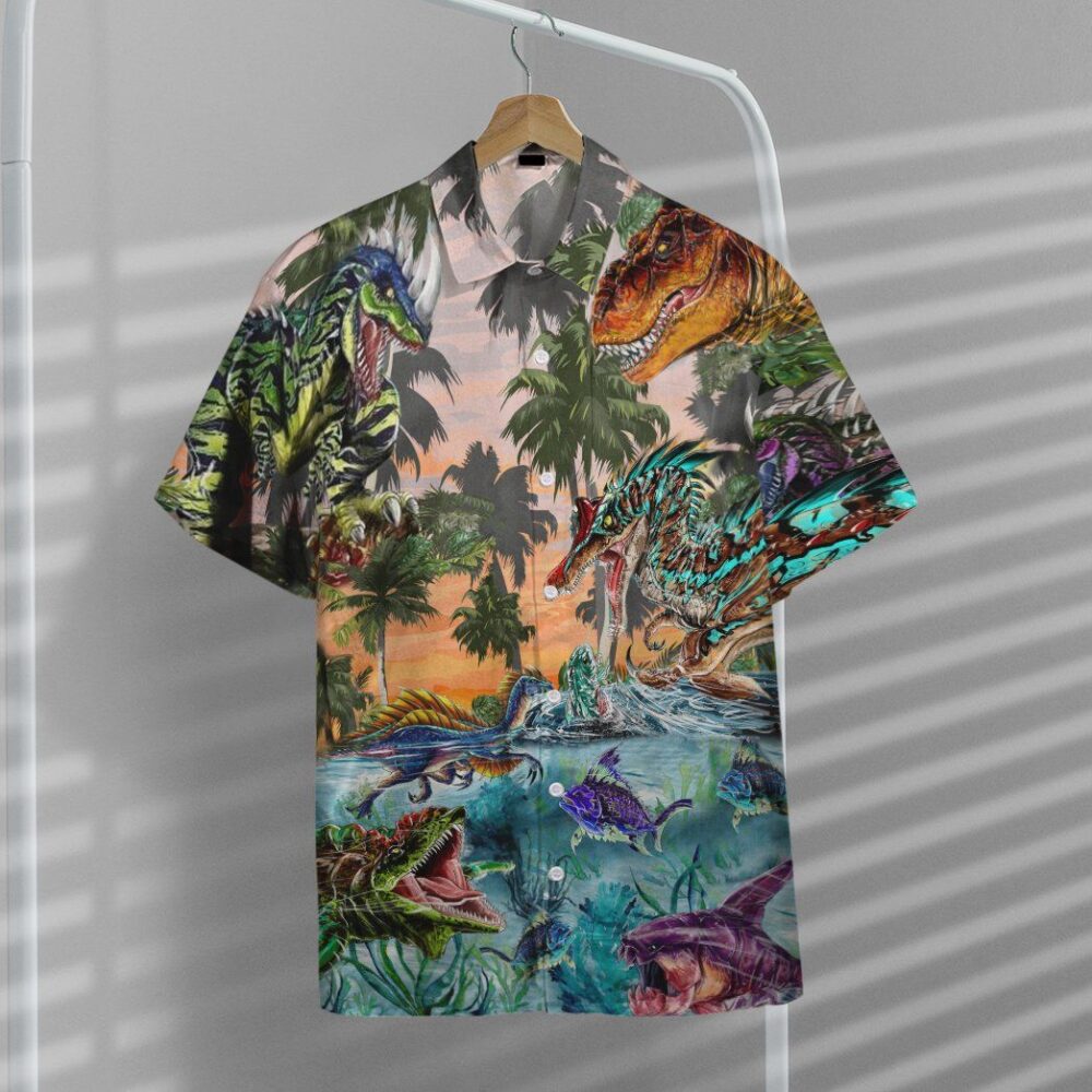 Dinosaur Jura World Custom Short Sleeve Shirt