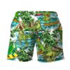 Dinosaur Surfing Hawaii Shirt Qeoax