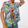 Dinosaur World Hawaiian Custom Short Sleeve Shirts 6Btsb