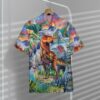 Dinosaur World Hawaiian Custom Short Sleeve Shirts Eu7K7