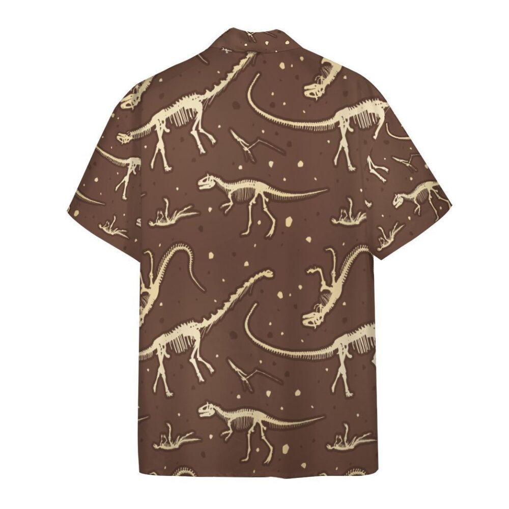 Dinosaurs Fossil Button Up Hawaii Shirt