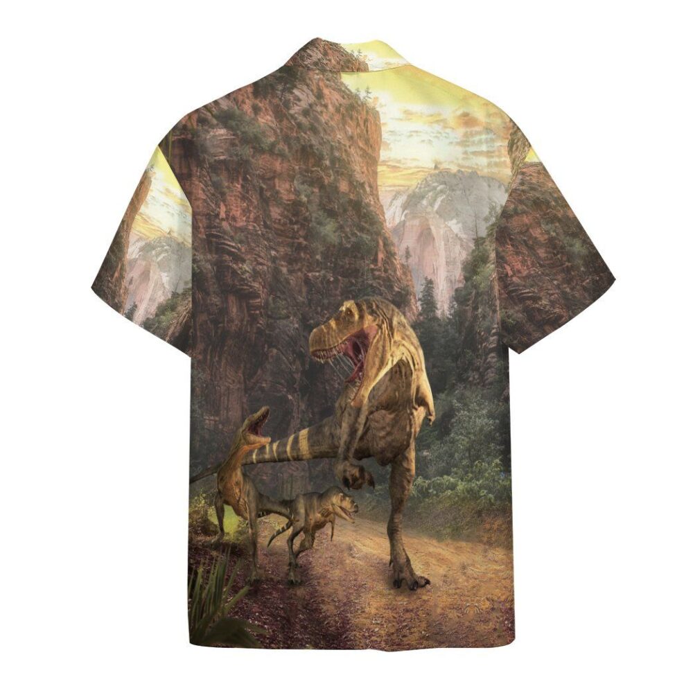 Dinosaurs Park V2 Hawaii Custom Short Sleeve Shirts