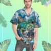 Dinotopia Hawaiian Custom Short Sleeve Shirts Cksi5