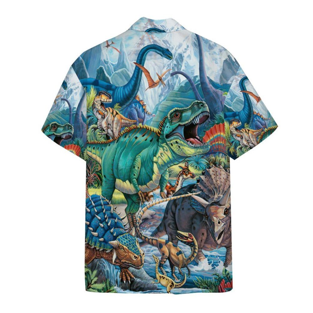 Dinotopia Hawaiian Custom Short Sleeve Shirts