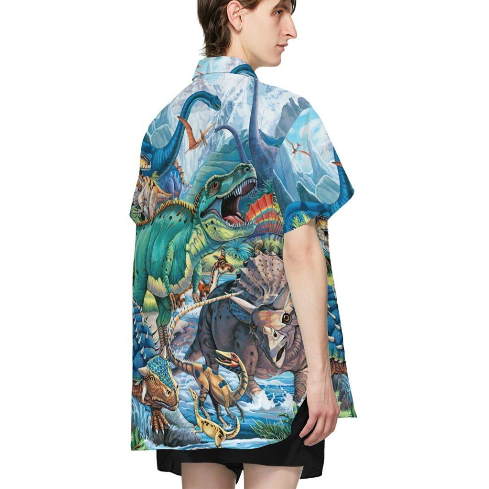 Dinotopia Hawaiian Custom Short Sleeve Shirts