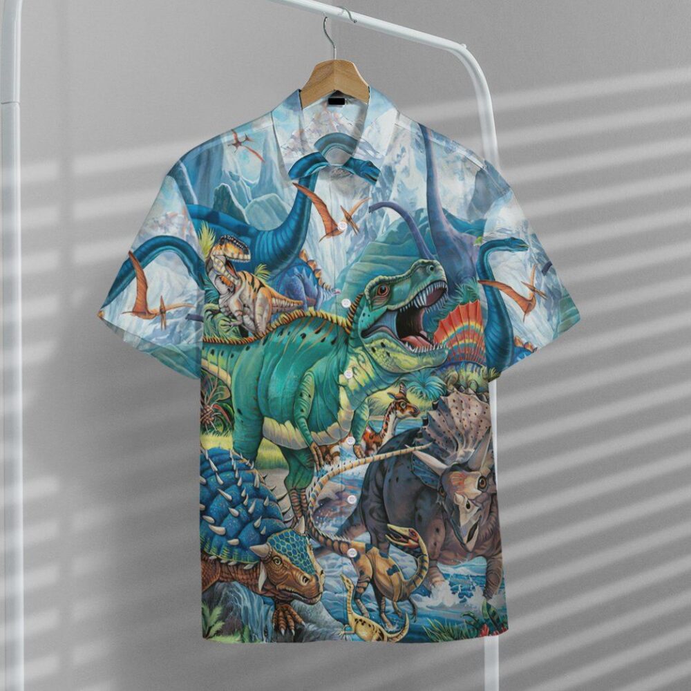 Dinotopia Hawaiian Custom Short Sleeve Shirts