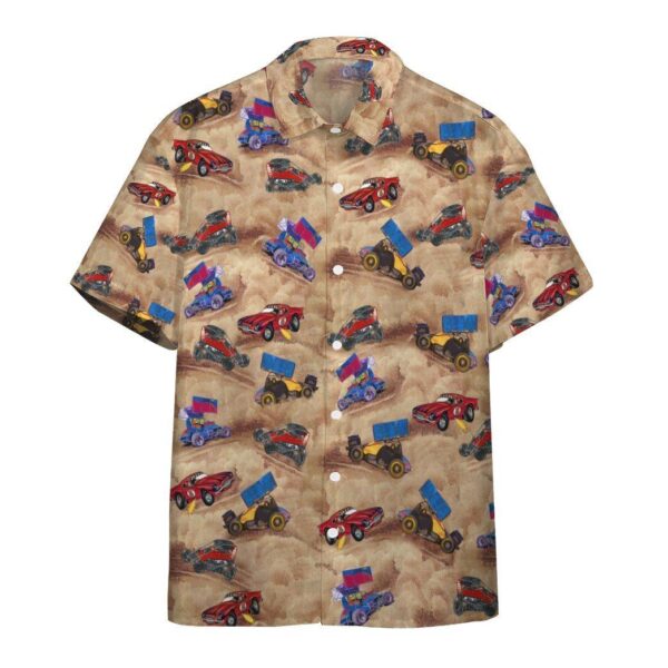 Dirt Track Racing Hawaii Shirt Custom Shorts Sleeve Shirt