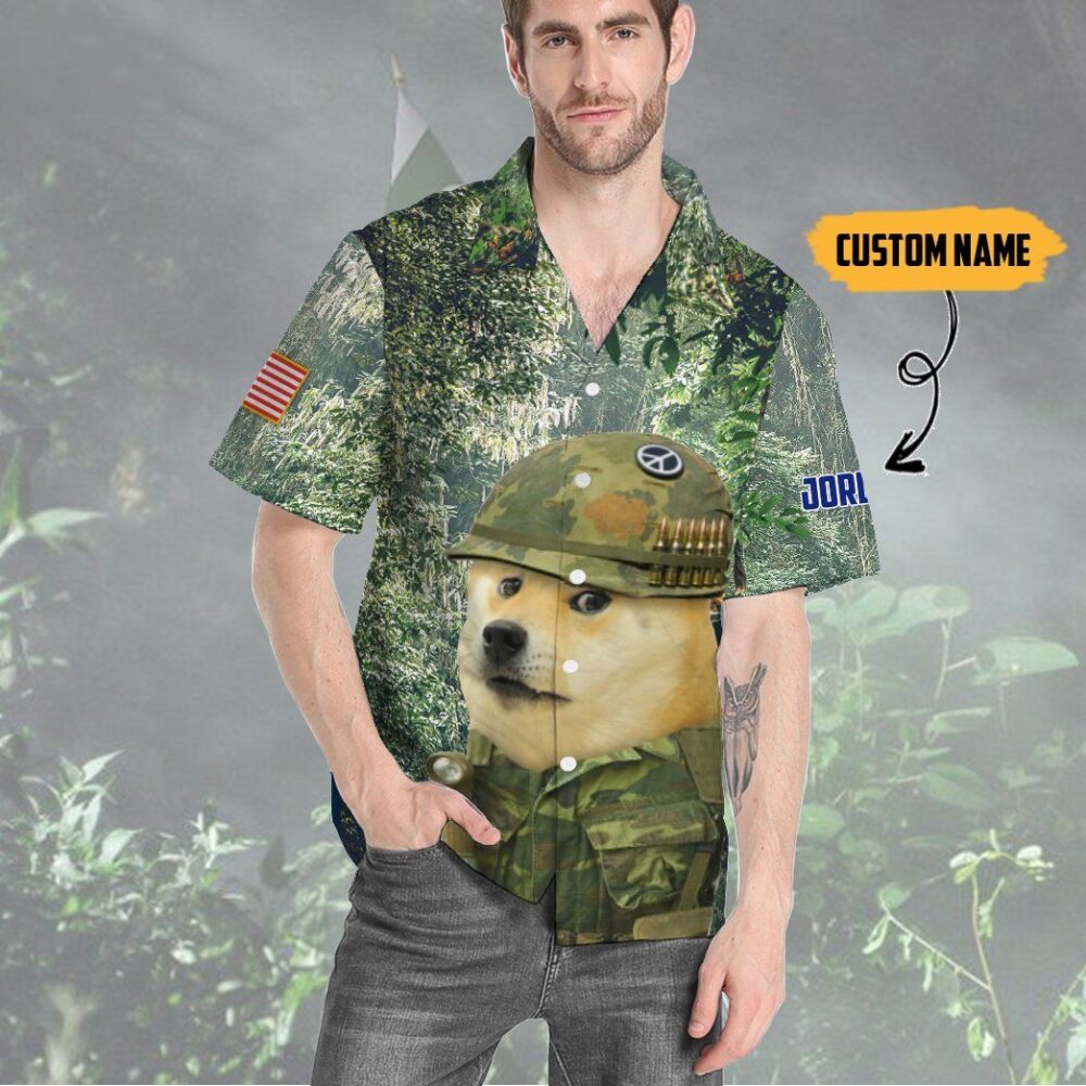 Do You See Us Vietnam War Marine Doge In The Jungle All Over Print T-Shirt Hoodie Fan Gifts Idea