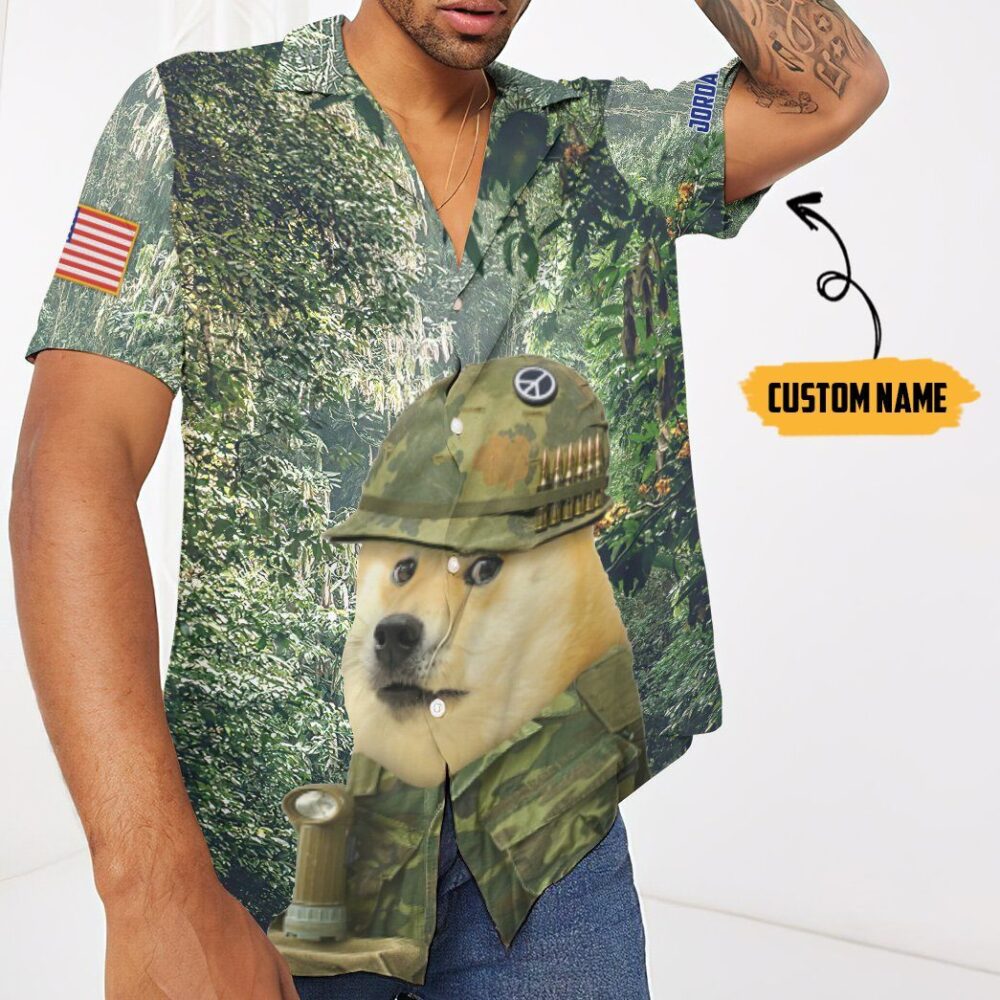 Do You See Us Vietnam War Marine Doge In The Jungle All Over Print T-Shirt Hoodie Fan Gifts Idea