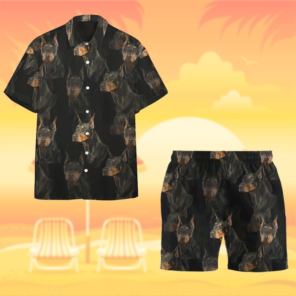 Doberman Dogs Custom Hawaii Shirt