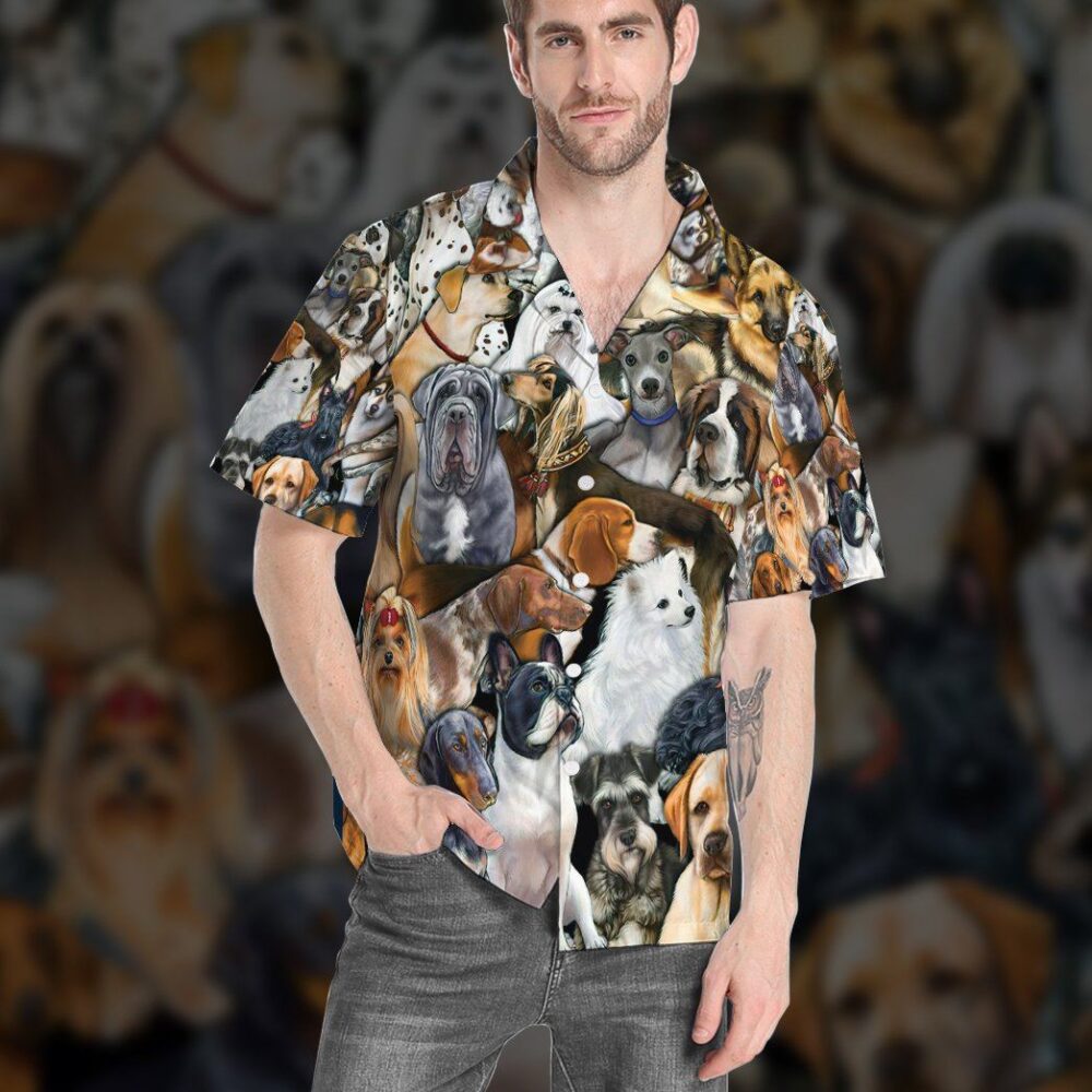 Dog World Custom Short Sleeve Shirt