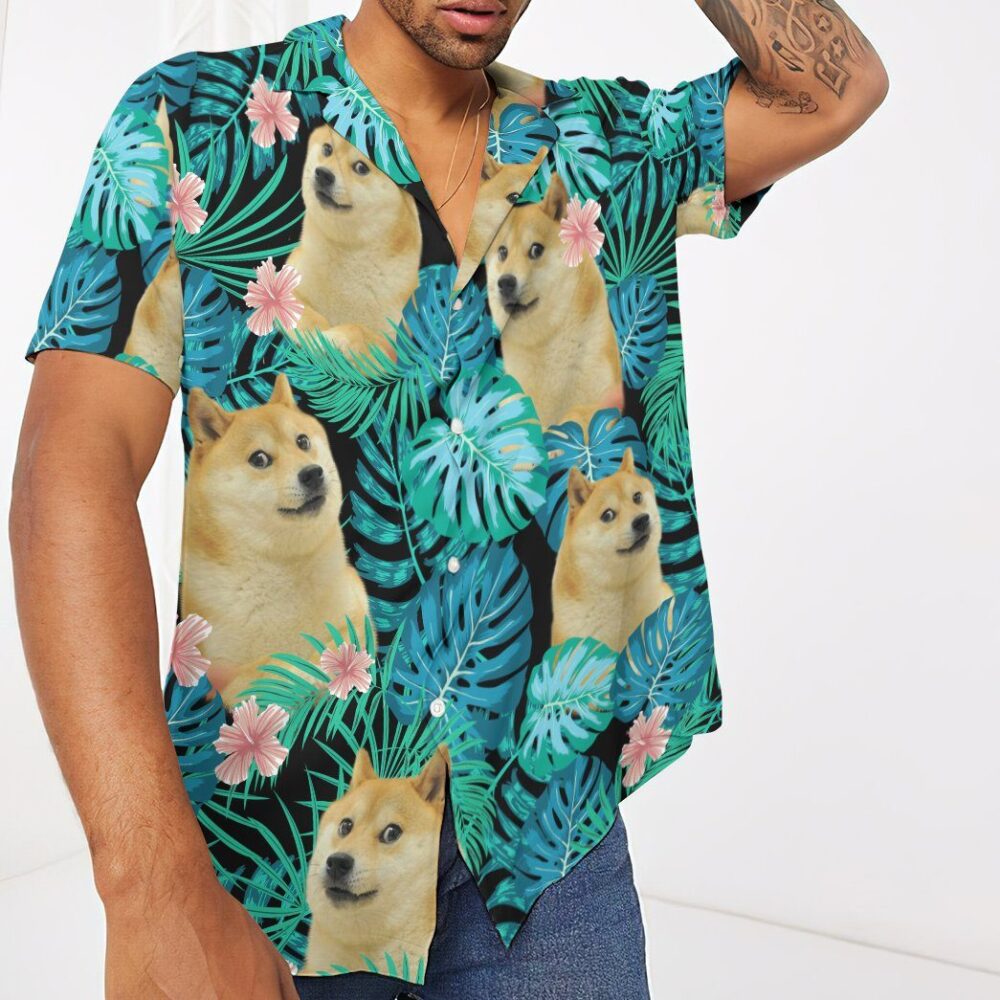 Doge Meme Hawaiian Custom Short Sleeve Shirt