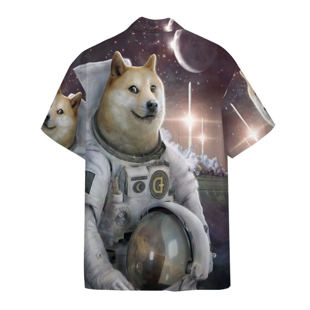 Doge To The Moon Custom Hawaii Shirt