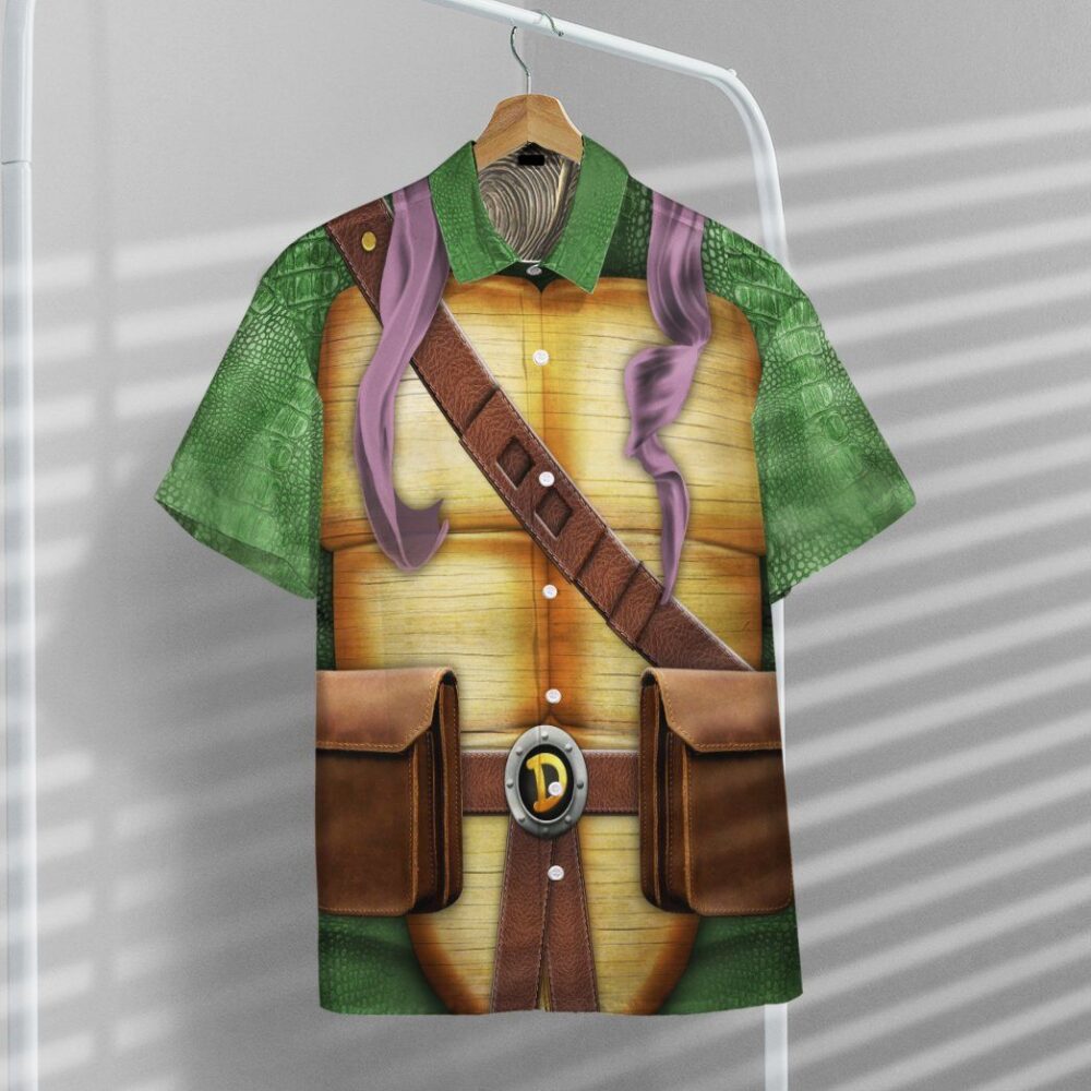 Donatello Tmnt Don Donnie Cosplay Custom Short Sleeve Shirt