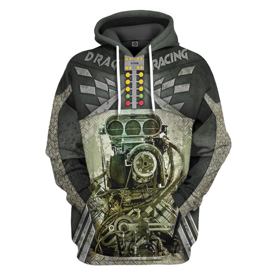 Drag Racing Tshirt Hoodie Apparel