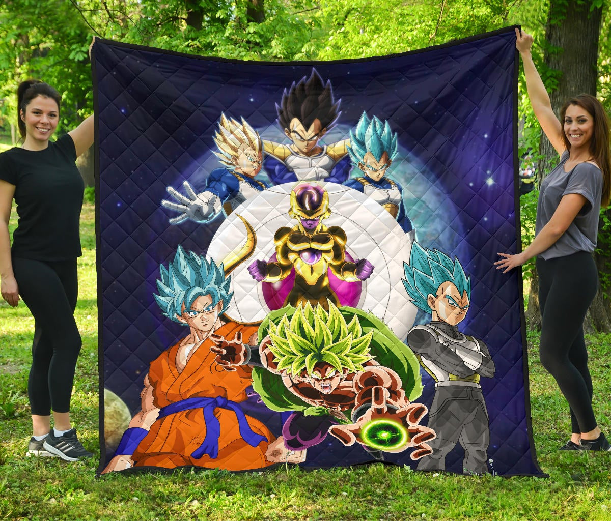 Dragon Ball Anime DB Super Saiyan Characters Broly Goku Premium Quilt Blanke