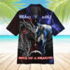 Dragon Heart Of A Wolf Soul Of A Dragon Hawaii Shirt X9Wlm