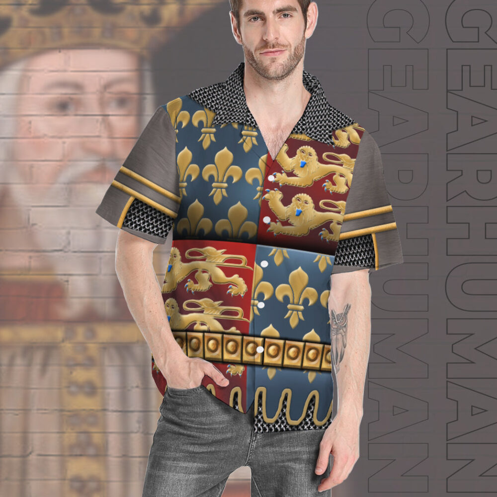 Edward Iii Of England Custom Short Sleeve Shirt