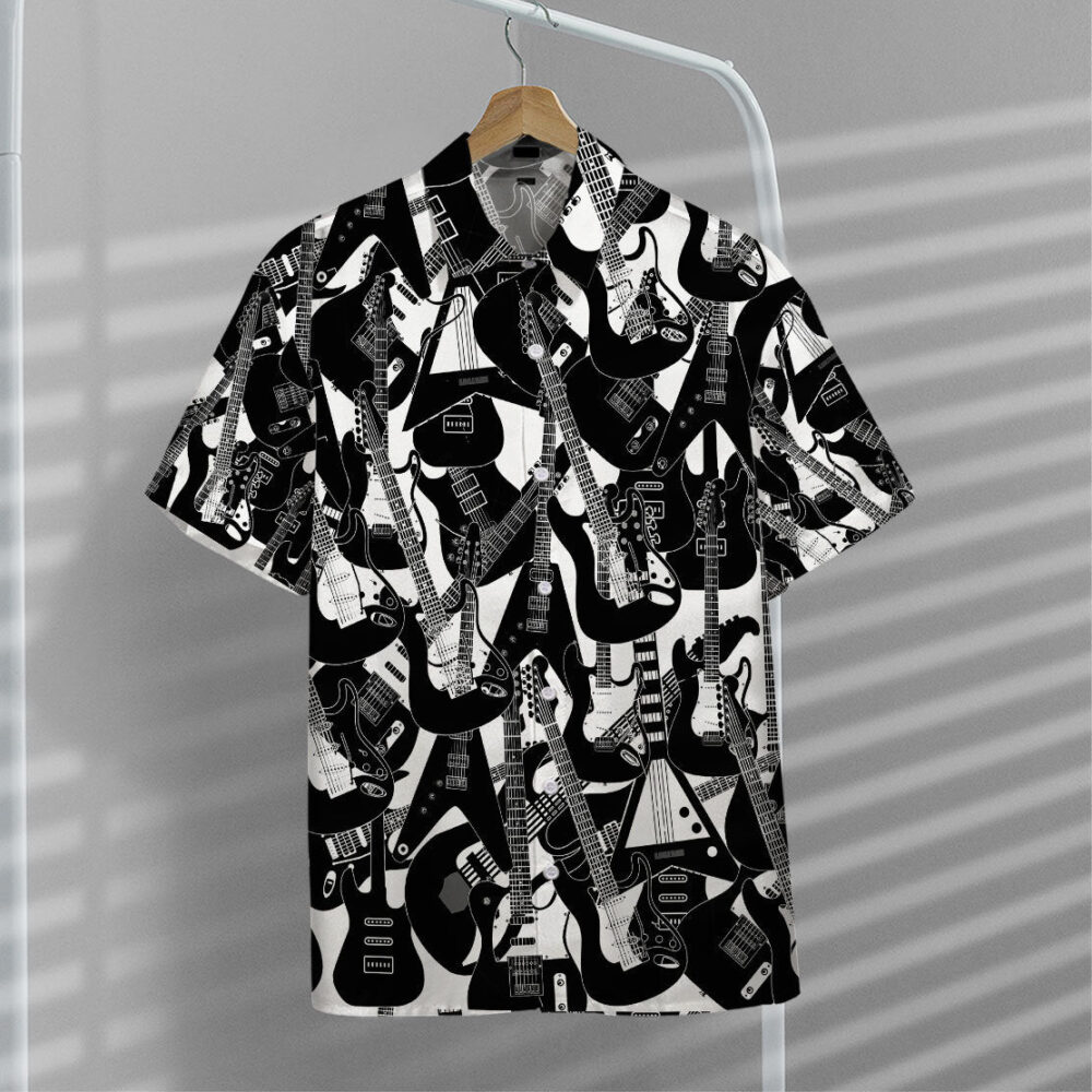 Electric Guitar Hawaii Shirt