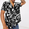 Electric Guitar Hawaii Shirt Rl5Sd