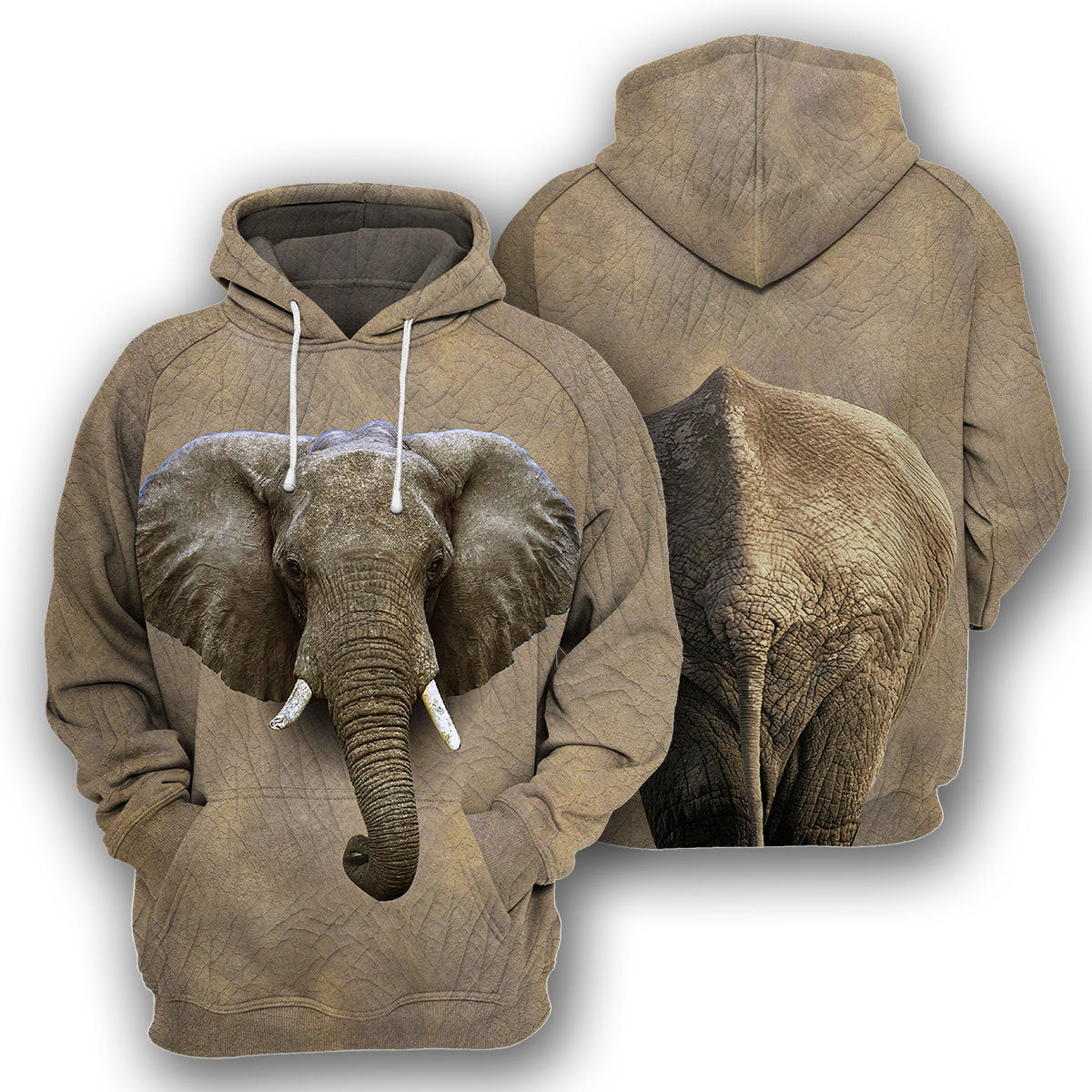 Elephant Unique All Over Print T-Shirt Hoodie Gift Ideas