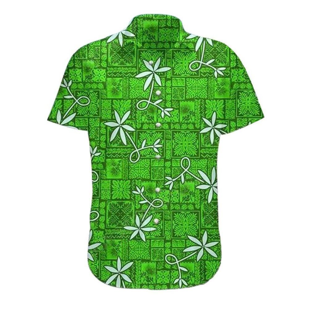 Elv Prl Green Hawaii Shirt