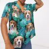 English Foxhound Dog Summer Custom Hawaiian Shirt Cggec