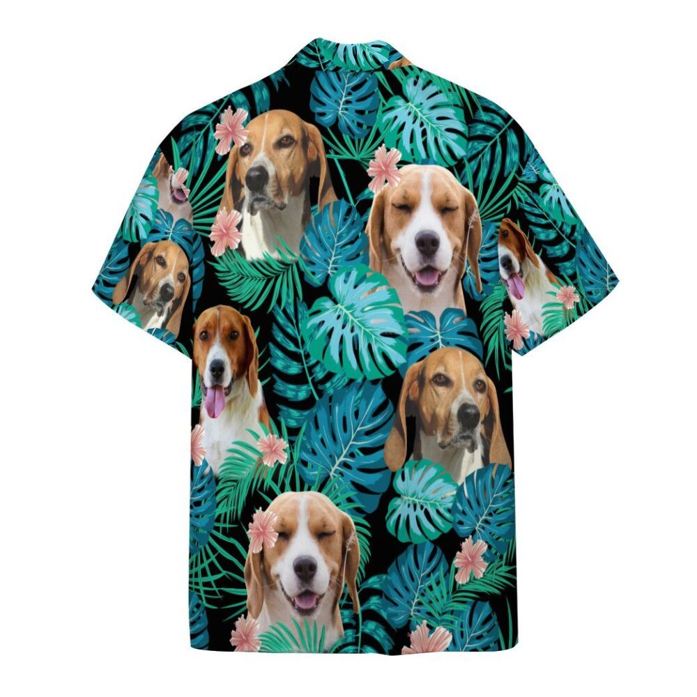 English Foxhound Dog Summer Custom Hawaiian Shirt