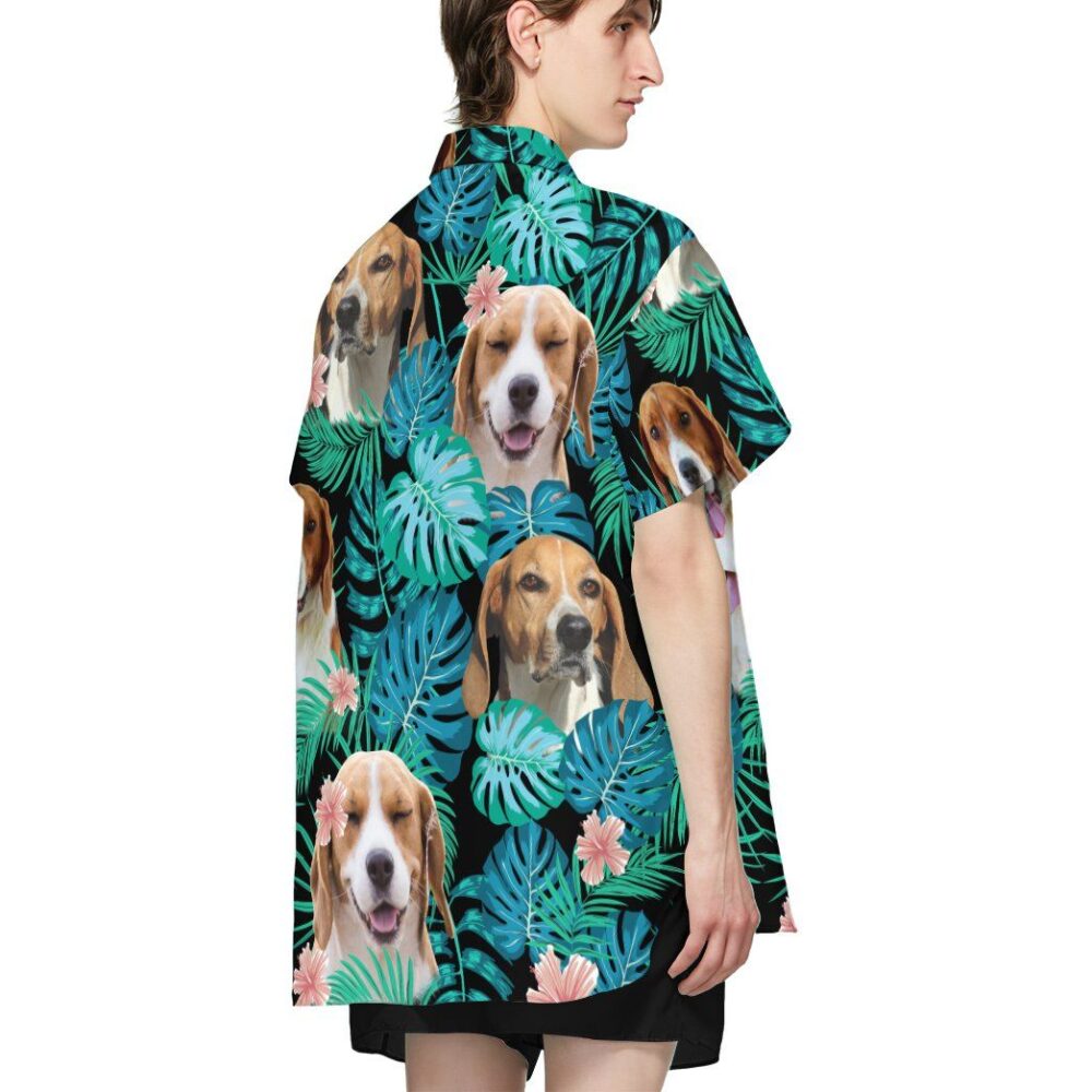 English Foxhound Dog Summer Custom Hawaiian Shirt