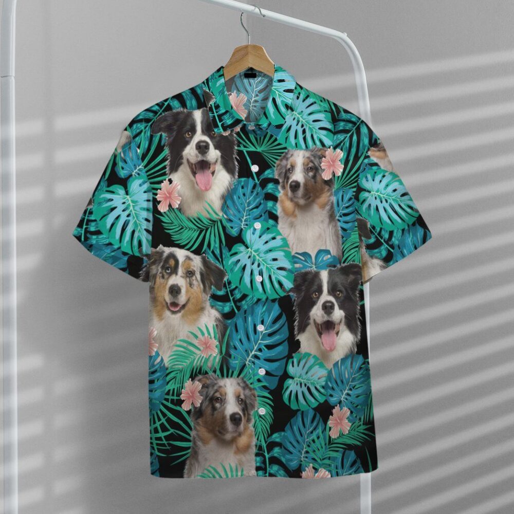 English Shepherd Dog Summer Custom Short Sleeve Shirt