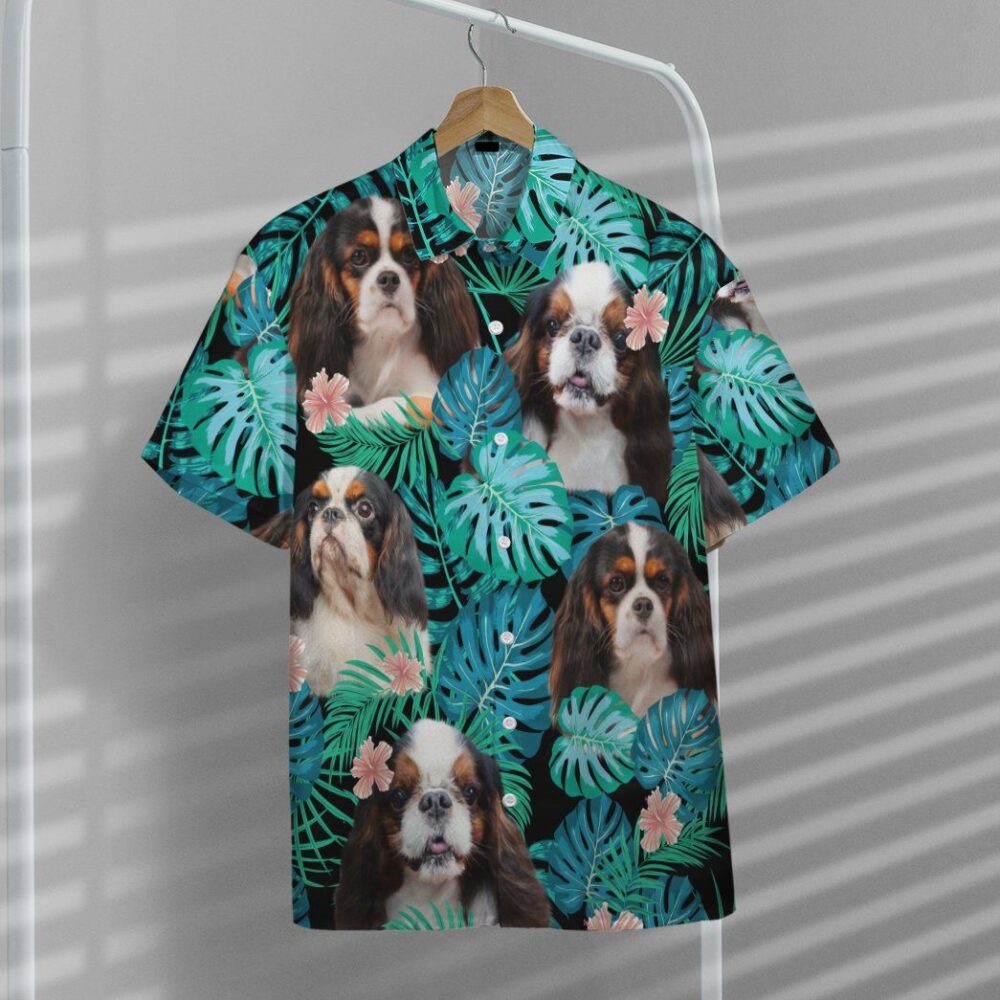 English Toy Spaniel Dog Summer Custom Short Sleeve Shirt