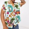 Enjoy Surfing With French Bulldog Custom Short Sleeve Shirt Ariq8