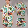 Enjoy Surfing With Poodle Dog Custom Short Sleeve Shirt Pwk6J