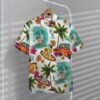 Enjoy Surfing With Pug Dog Custom Short Sleeve Shirt Lfvcf