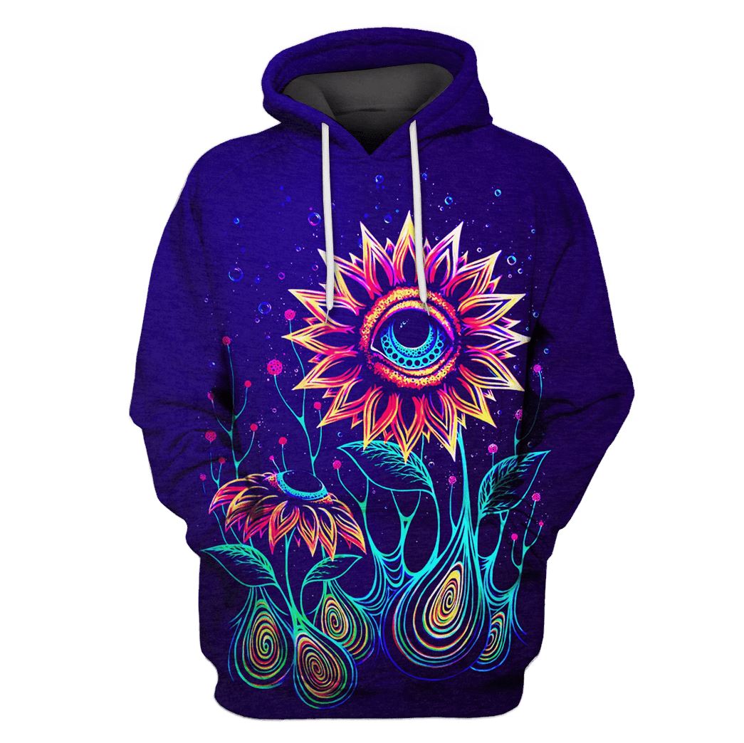 Eye Flower Outerspace Custom T-Shirt Hoodie Apparel