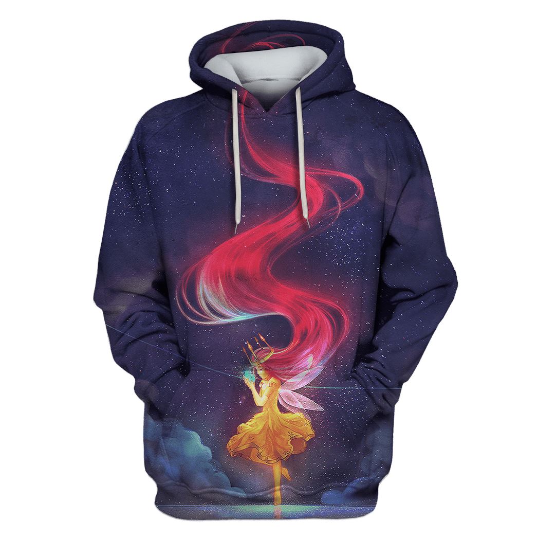 Fairy In Galaxy Custom T-Shirt Hoodie Apparel