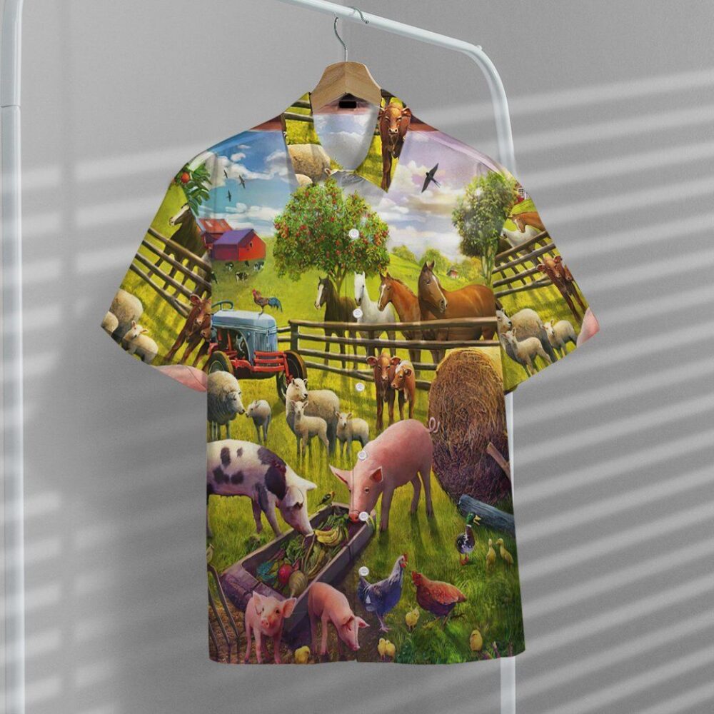 Farm Animal Hawaii Shirt