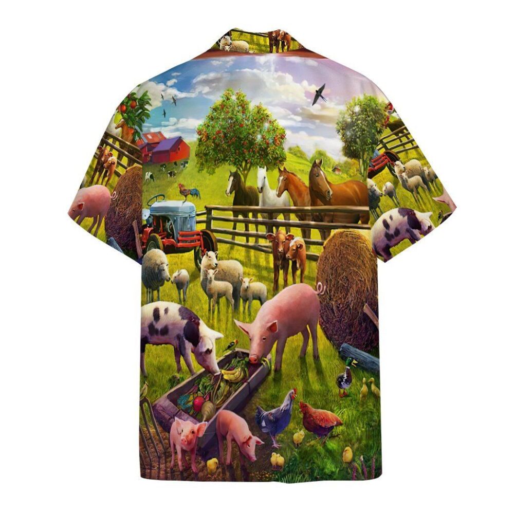 Farm Animal Hawaii Shirt