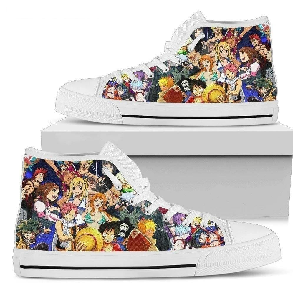 Favorite Anime Characters Sneakers High Top Shoes Fan