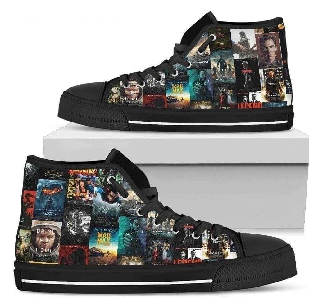 Film Posters Sneakers High Top Shoes Fan Gift