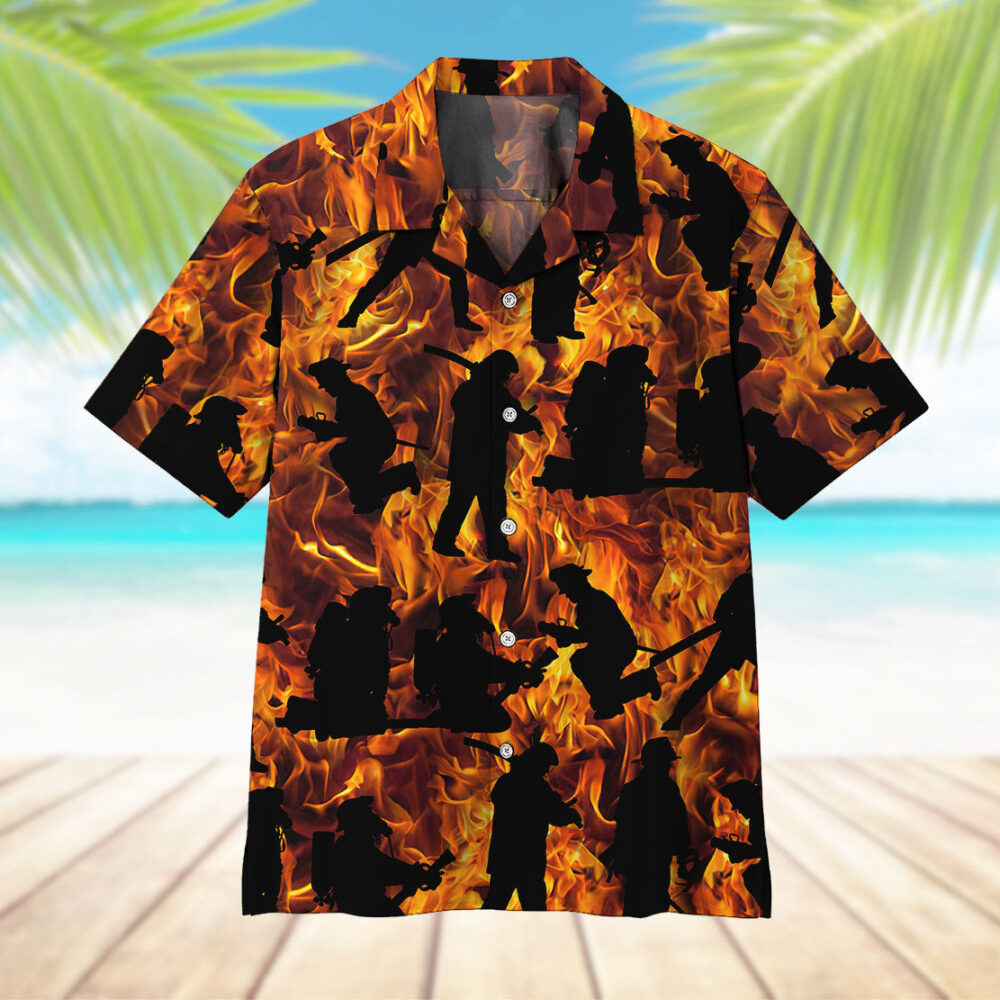 Fire Fighter Hawaii Shirt