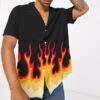 Fire Hot Rod Flames Custom Short Sleeve Shirt 3Gzf3