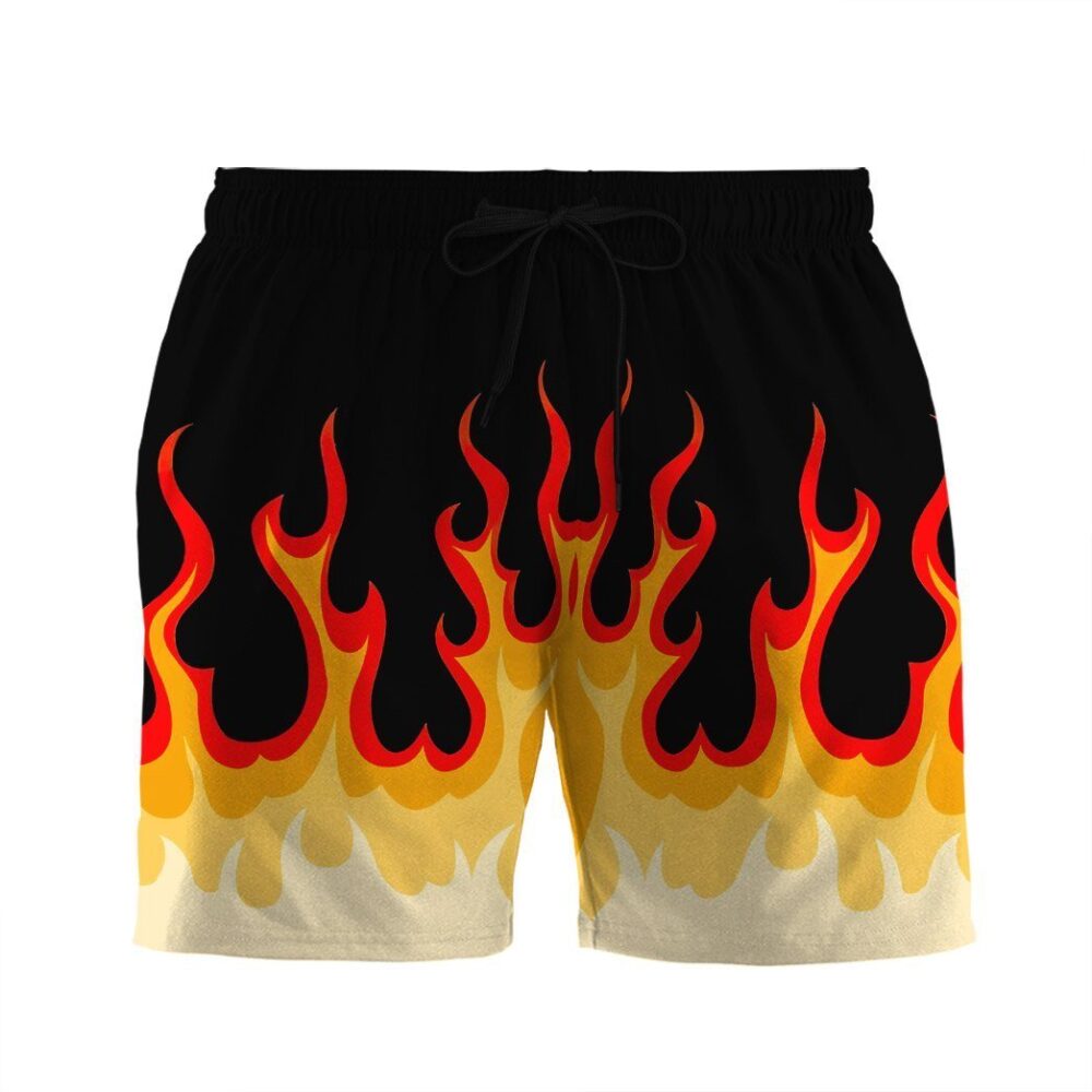 Fire Hot Rod Flames Custom Short Sleeve Shirt