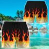 Fire Hot Rod Flames Custom Short Sleeve Shirt Mruuv