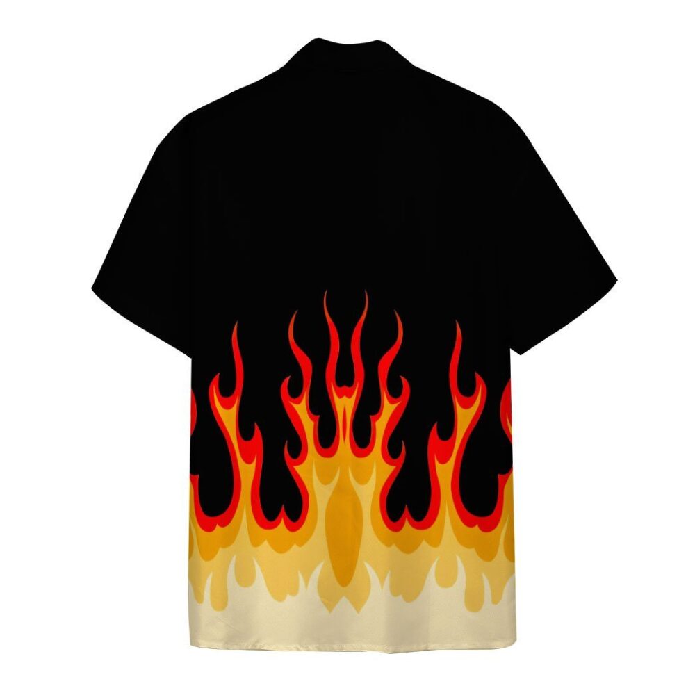 Fire Hot Rod Flames Custom Short Sleeve Shirt